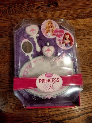 Disney Princess & Me Royal Vanity Set Brush Mirror for Doll Toys - New & RARE!!!