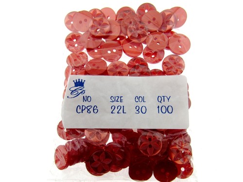 Round Baby Star Buttons - 100 Button Per Packs - Choice of Colours & Sizes - Picture 3 of 35