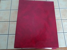 1 Albums, feuilles plastiques 4 poches FDCs et cartes voir photos