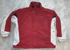 Columbia Men’s XXL 2XL Bugaboo Vertex Red White Shell Jacket Coat Interchange