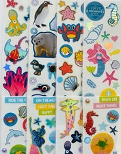 150 Stickers sea ocean marine animals forest wildlife creatures desert jungle 