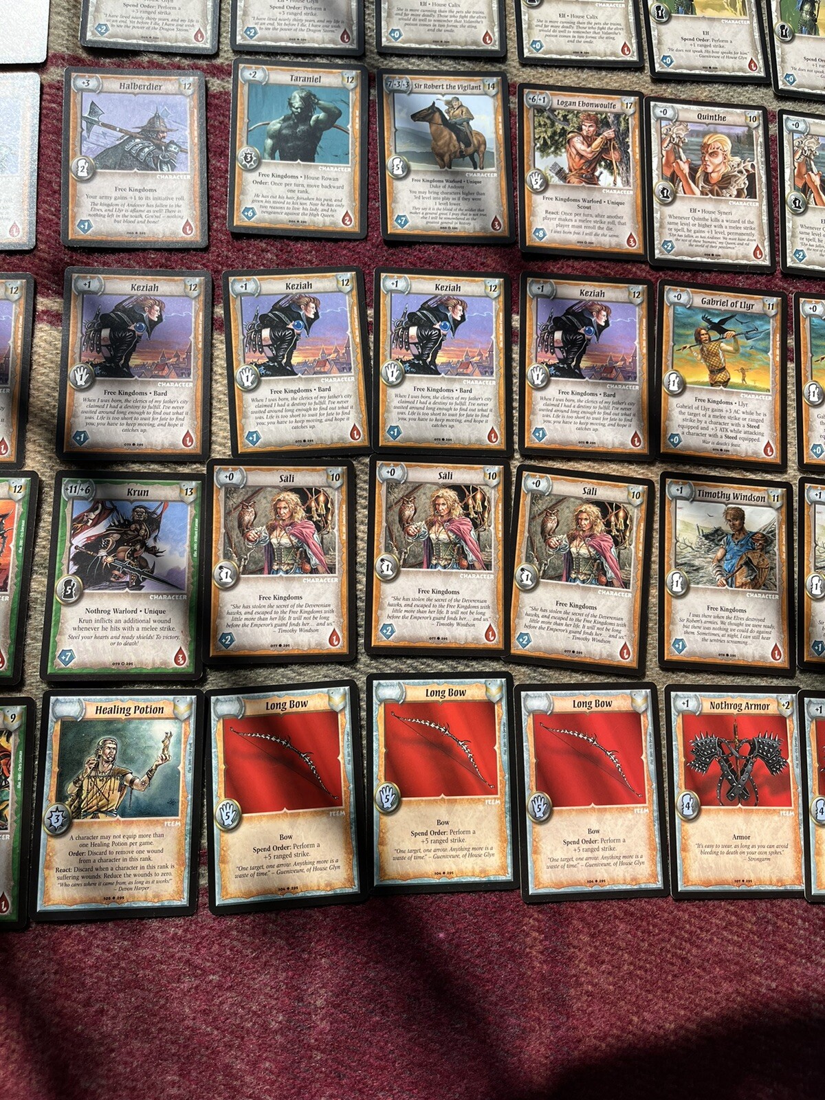 Warlord CCG Card Lot. Saga Of The Storm eBay