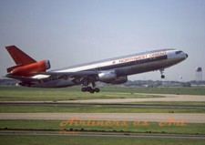 Northwest Orient Douglas DC-10-40 N152US Departing ORD 1975 8"x12" Color Print