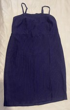 Women’s Forever 21+ Blue & White Striped Dress Size 1X