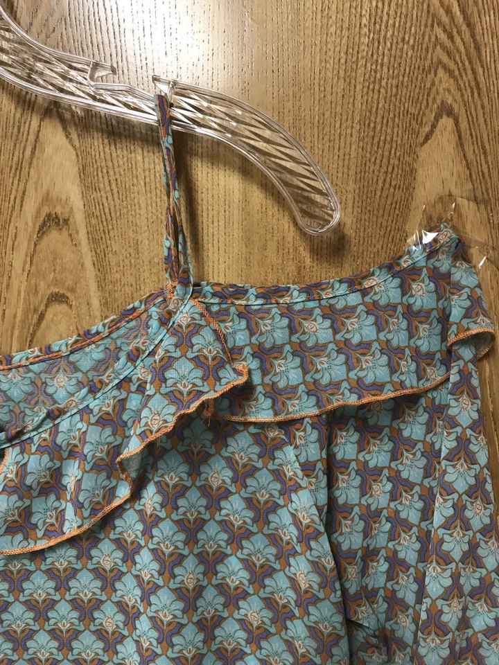 Kori America Cold Shoulder Top Blouse M 6 8 - Imagem 3 de 4