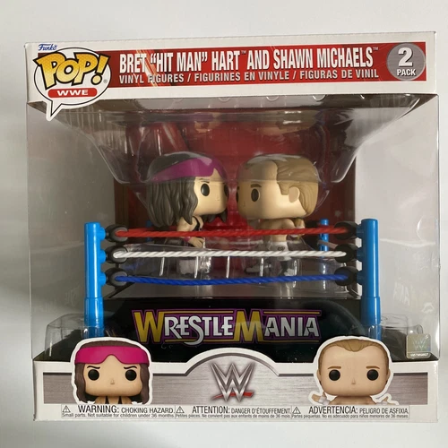Funko Pop! Bret Hit Man Hart And Shawn Michaels Wrestling - Vinyl Figures