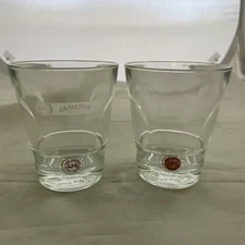 JJ&S John Jameson Son Limited Irish Whiskey  Old Fashioned Tumber 4" Set of 2