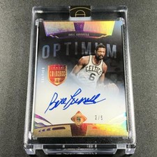 BILL RUSSELL 2019 PANINI EMINENCE OPTIMUM DIAMOND GOLD AUTOGRAPH AUTO /5 NBA HOF