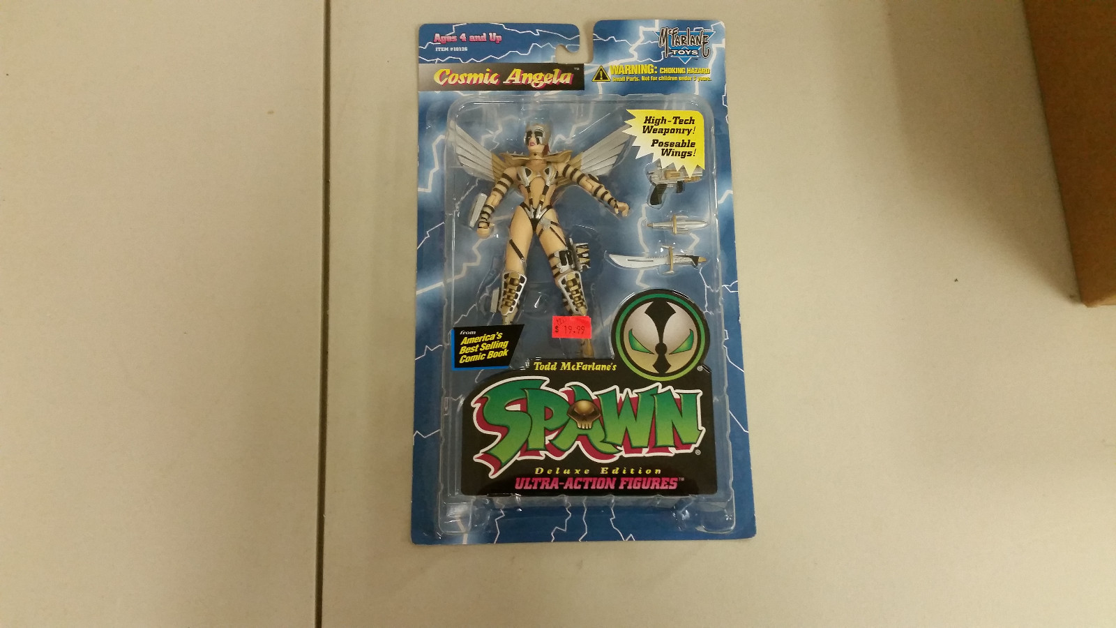 Spawn Deluxe Edition Cosmic Angela, Silver Wings action figure, Brand New!