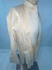 VTG 20S MENS 14.5 WHITE BIB TUXEDO DE PINA FRENCH CUFF MESH DRESS SHIRT