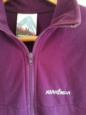 Karrimor 1980s Vintage Karisma Fleece Jacket Purple Medium