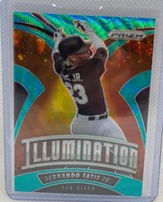 FERNANDO TATIS JR 2020 PANINI PRIZM ILLUMINATION LIGHT BLUE TEAL WAVE PRIZMS #3