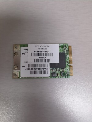 ORIGINAL HP PRESARIO F500 F700 WIRELESS CARD 441090-001 Tested Good