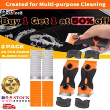 Mini Razor Blade Scraper Removal Sticker Glue Plastic Double Edged Hand Tools