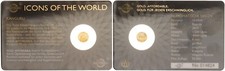 Ruanda 10 FRW Gold 2015 Icons of the World K&auml;nguru  Pr&auml;gefrisch 126276