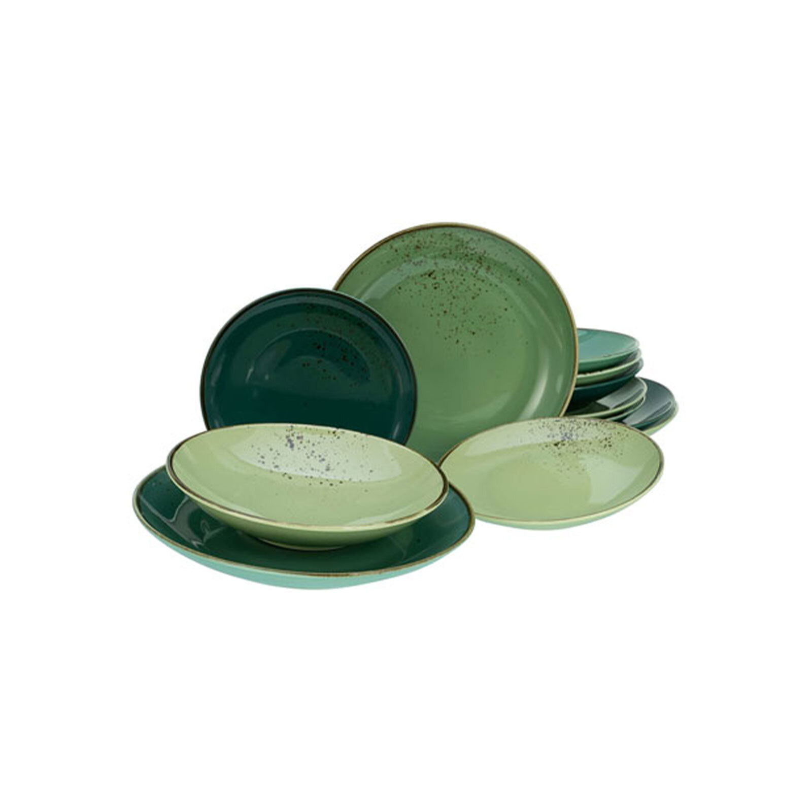 Набор посуды CreaTable 33322 Nature Collection GREEN LIFE Столовый сервиз 12 шт 19990₽