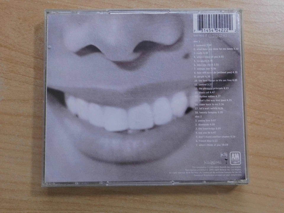 JANET JACKSON 2CD: DESIGN OF A DECADE 1986/1996 (EUROPE; A&M 540422-2) - Bild 4 von 4