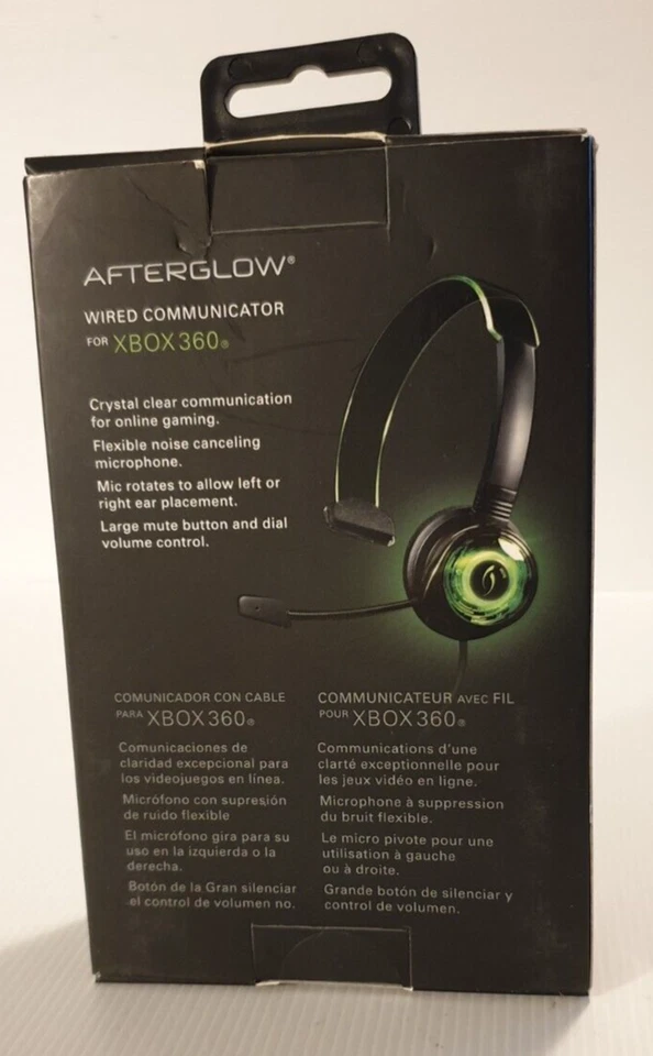 AFTERGLOW AX.4 Wired Communicator Chat Headset for Xbox 360 by PDP Original Box. - Image 2 of 4