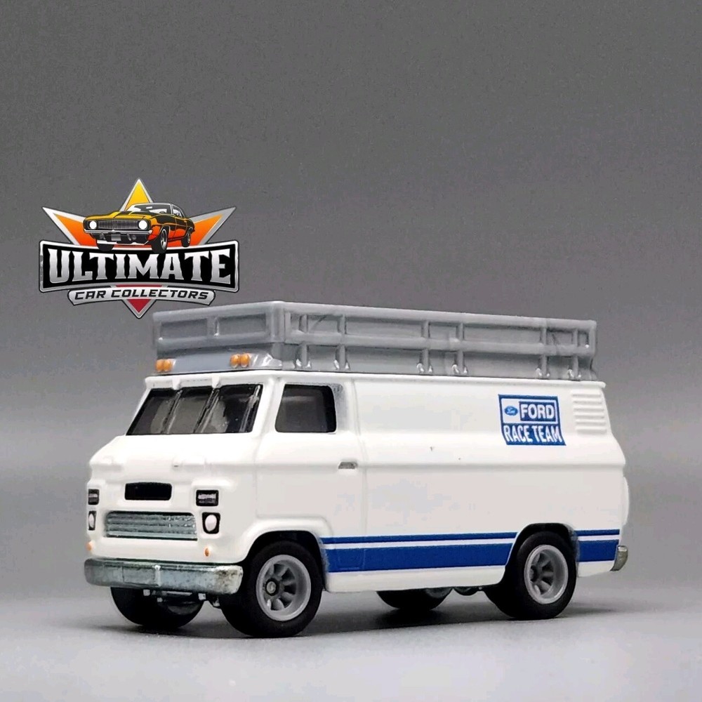 Ford Race Team Rally Van Collectible 1/64 Scale Diecast Model Collector Car