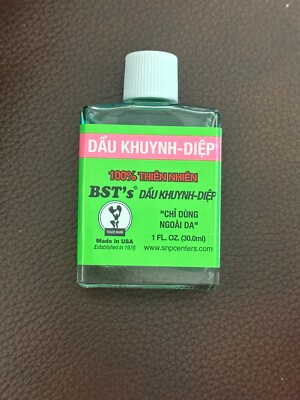 Eucalyptus Oil (Dau Khuynh-diep) 100% natural - 1fl Oz (Pack of 6)