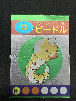 Weedle Beedle Pokemon Pokedex Picture Book Zukan Playing Card Japan Spade 3