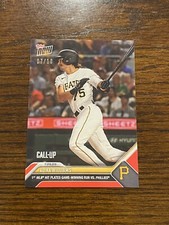 Alika Williams - 2023 MLB TOPPS NOW #631 - 1st MLB HIT Pirates Red Parallel /10