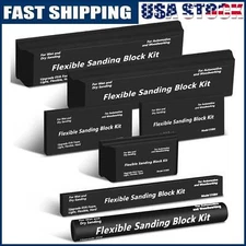 7Pcs Sanding Block Kit Flexible EVA Foam Wet or Dry for Automotive or Woodwork