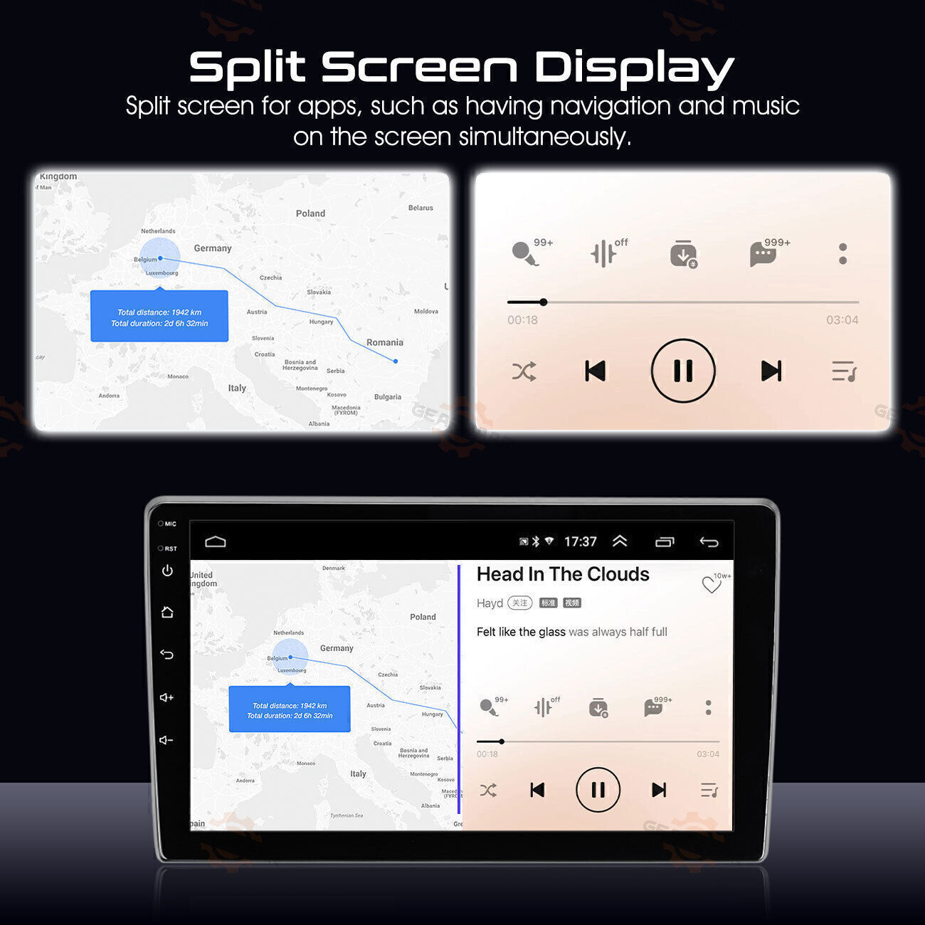 For Ford F150 2009-2012 Apple Carplay Android 13 Car Stereo Radio WiFi GPS /Kit
