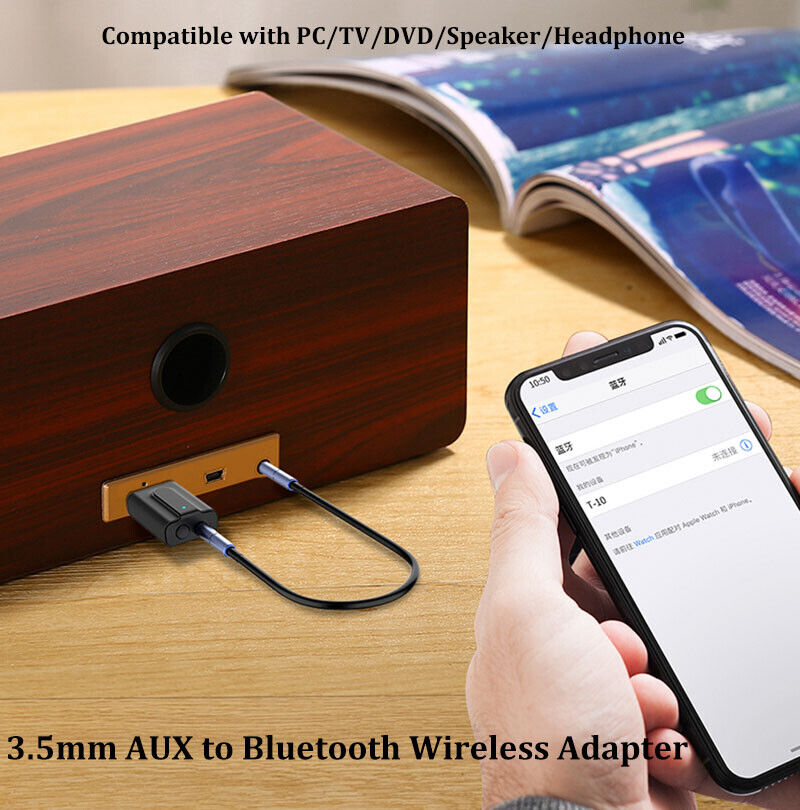 Bluetooth 5.0 Transmitter Receiver 2 In てなグッズや Wireless 3.5Mm 1 充実の品 Aux A