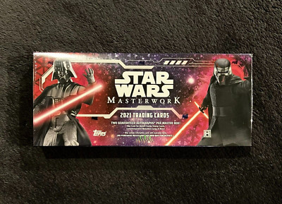 2021 Topps Star Wars Masterwork Hobby Box - Factory Sealed - 2 Autos