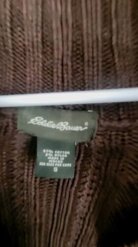Eddie Bauer BEAUTIFUL Brown Womans Sweater. Size S