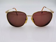 Vintage Dakota D-25 Gold Metal Oval Sunglasses Japan FRAMES ONLY