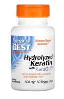 Doctor's Best Hydrolysiertes Keratin, 500 Mg, 60 Pflanzliche Kapseln