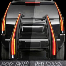 Smoked LED Tail Lights Left &Right For 15-20 GMC Yukon/Yukon XL Rear Brake Lamps