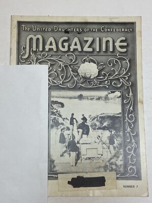 UDC United Daughters of the Confederacy Magazine July 1975  James River Virginia