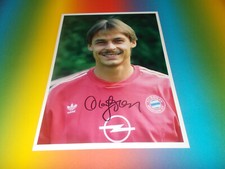 Olaf Thon DFB FC Bayern Munich signed autograph on 20x28 photo