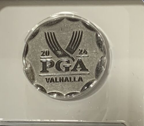 2024 Pga Championship Ball Marker Set Valhalla golf with case new - Picture 2 of 9