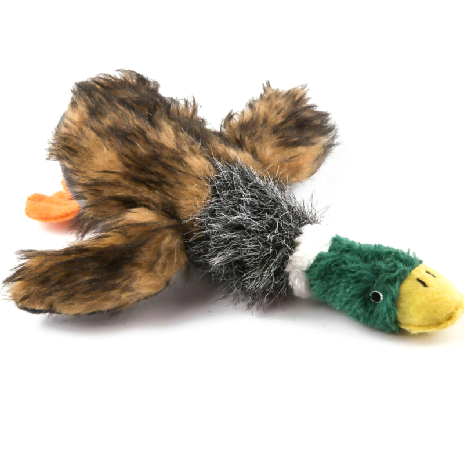 9-inch Squeaky Duck Plush Dog Toy with Mallard Sound Chew Gift