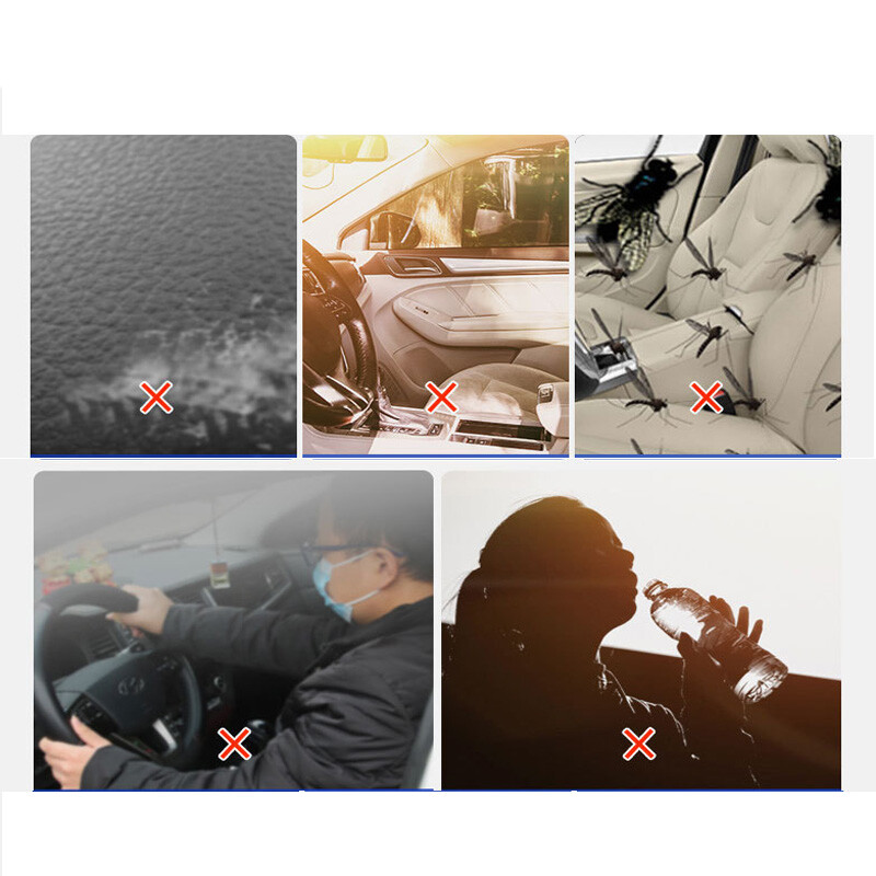 4PCS Car Side Window SunShades UV Protection Durable Mesh Cover Privacy Curtains