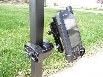 CADDIE BUDDY Golf Cart gps Mount / Holder For SkyCaddie + Belt Clip Included