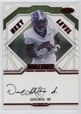 2024 SAGE HIT Low Series Next Level Signatures Red David White #NLS-DW Auto 0jr6