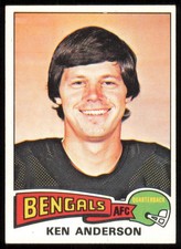 1975 Topps Football #160 Ken Anderson Cincinnati Bengals
