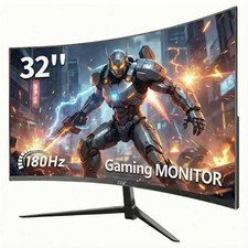 32 Inch Curved Gaming Monitor 180Hz FHD 1080P 1500R 1ms Z32X Black Computer HDMI