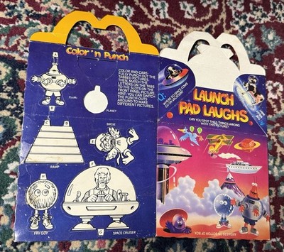 McDonald's Cosmic Crayola Happy Meal Box Rare Fast Food