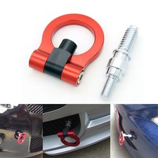 Alu Rennsport Abschlepphaken Abschleppöse für BMW E30 E46 E36 E91 E92 E93 Rot
