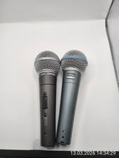 Microfono Shure Beta 58A e Shure SM58