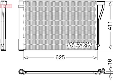 DENSO DCN05022 Kondensator, Klimaanlage für BMW