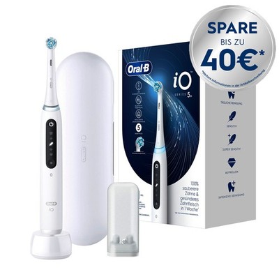Oral-B iO Series 5 White Elektrische Zahnbürste Zahnreinigung Mundhygiene