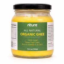 Nture Organic Grass-Fed Butter Ghee UK Made 350g / 700g Pure Premium Quality