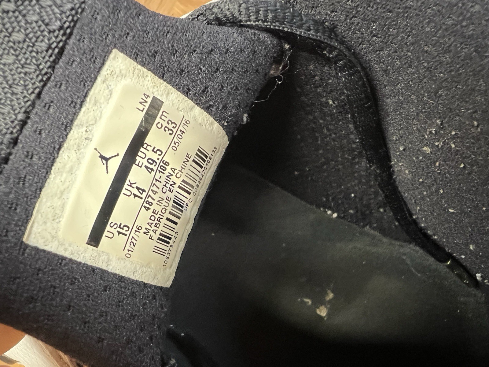 RARE Sz 15 - Nike Air Jordan 14 XIV Retro 2016 Oxidized Green 487471-106 Shoes image 9